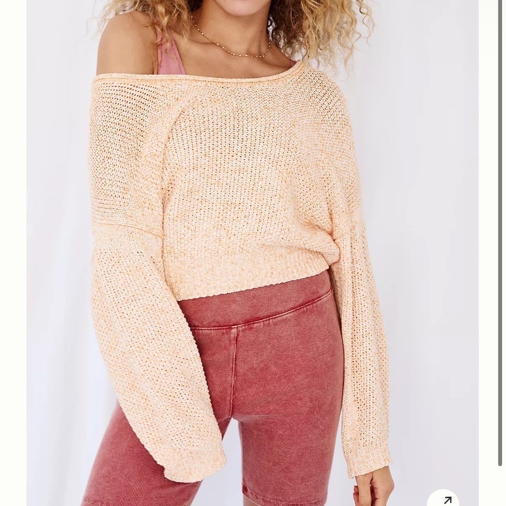 Anthropologie Saturday Sunday Talula Puff-Sleeved Sweater Size Small